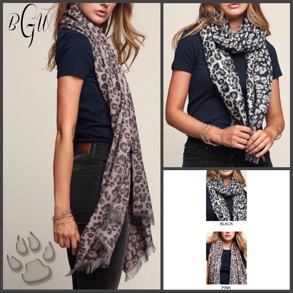 🌺5⭐️Gorgeous Leopard Print scarf - Picture 2 of 6